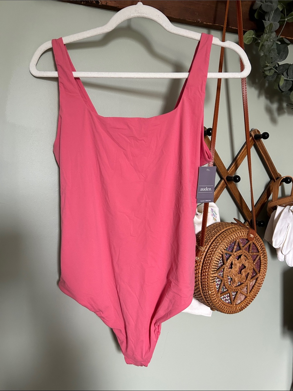 Auden Pink Tank-Style Women’s Bodysuit
